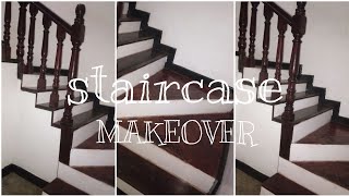 Staircase Makeover~Decor Ideas||Home Decor