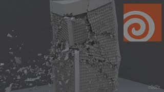 Houdini building destruction