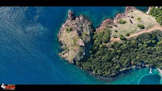 DRONE FOOTAGE OF PIGEON POINT IN ST LUCIA