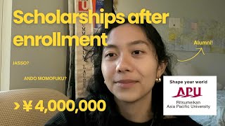 (Ritsumeikan APU) Stacking scholarships in Japan: How I Got ¥4M ON TOP of the Tuition Reduction