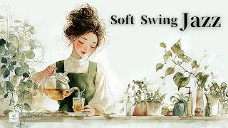 Quiet Morning Cafe Jazz ☕ Relaxing 1940s Home Café Playlist |Tea Time in a Green Café