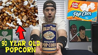 Is It Still Good?? 90 Year Old "JOLLY TIME" Popcorn From The 1930's (Human Science) | L.A. BEAST
