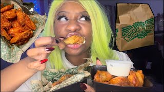 Eating Wingstop Until I Feel Awkward 😭🍗