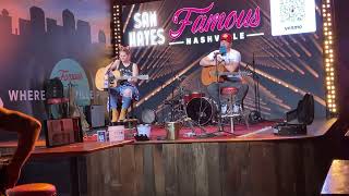 Sam Hayes and Alyssa Coulter #1: Live at Famous Bar, Nashville.
