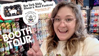 SNEAK PEEK🧶🐑🍂 New York Sheep & Wool Festival/RHINEBECK 2025 - Building A Booth 10-11