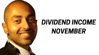 Dividend income received in November (QUESTRADE + IBKR)
