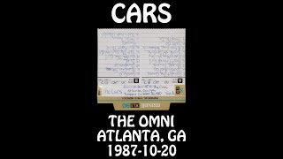 Cars - 1987-10-20 - Atlanta, GA @ The Omni [Audio]