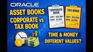 9.FA - Oracle Fusion Fixed Assets Asset Book Explained | Practical Demo – Corporate vs Tax Book