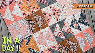 Arrowhead | Zero Waste Quilt Pattern | Flying Geese Quilt Block | Quick and Easy