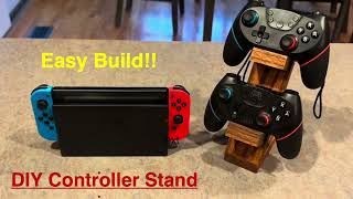 DIY Wood Video Game Controller Stand