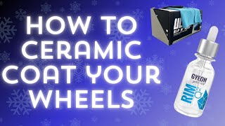 How to ceramic coat your wheels
