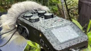 Instructions for filming rain on leaves and recording rain sounds