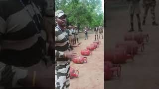 CISF COMMANDO LIVE SHOW | GAS CYLINDER LIFTED UP WITH TEETHS