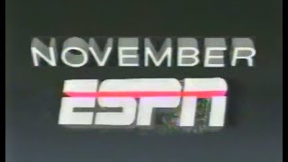 1988 ESPN November Part 1 – NASCAR, SpeedWeek, SportsLook: Dick Vitale - PROMO & COMMERCIALS