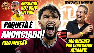 🔥 190 MILLION: FLAMENGO ANNOUNCES LUCAS PAQUETÁ AND IS ALREADY PREPARING FOR THE NEXT REINFORCEME...