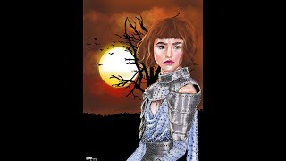 Zendaya Procreate Speed Portrait (HD)
