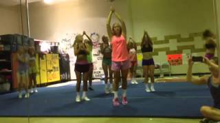 Complete Cheer Dance 2015: Have it mastered by next Tuesday's practice girls:) 5 Days!