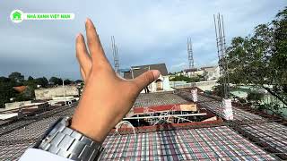 Nghiệm thu kết cấu thép dầm sàn mái cùng Nhà Xanh Việt Nam