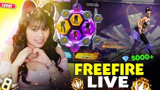 🔴FREE FIRE LIVE WITH RIYA AND 1 VS 4 GUILD TEST😎 #classyff #fflive #freefire  #girlgamer