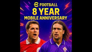 eFootball 5/8 update - Mobile 8th Anniversary Celebration, *Free* Epic player selection!
