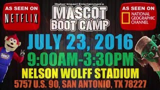 2016 Mascot Boot Camp - Mascot Performer Training - Higher Impact Entertainment