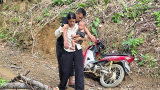 single mother undeterred by danger, extended a helping hand to a kind benefactor.