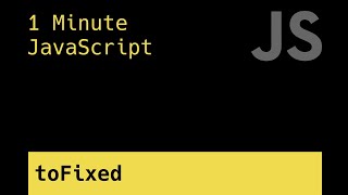 Truncating Float Point Numbers - 1 Minute JavaScript