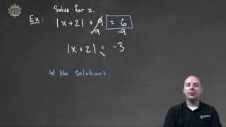 Absolute Value Equations - Example 3
