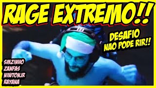 Smzinho Zanfas Niwton Jr e Rayana RAGE EXTREMO DESAFIO NAO PODE RIR