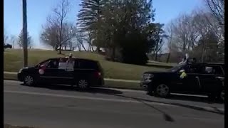 Birthday Train Drives Through Neighborhood to Wish Kid's a Happy Birthday