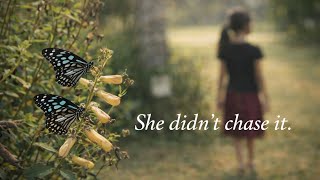 She Didn’t Chase It | A Child’s Quiet Curiosity with Butterflies 🦋