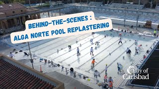 Alga Norte Aquatic Center pool replastering