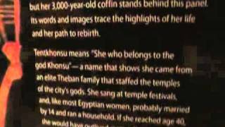 Tentkhonsu @ Eternal Life in Ancient Egypt exhibit/Smithsonian