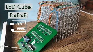 Mesmerizing LED Cube 8x8x8: Creating the Magic with Arduino Nano and Custom PCB