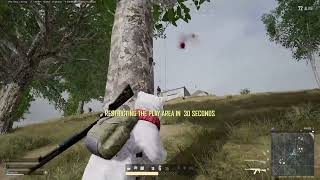 Wiping out the squad with AKM in pubg pc (1vs4)