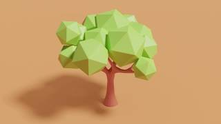 LowPoly Tree13 | Blender 2.82