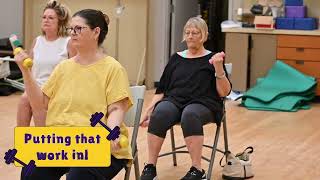 LSUS Continuing Education Chair Aerobics with Ariel
