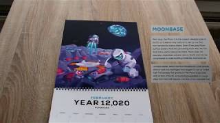 Kurzgesagt - 12,020 Human SPACE Era Calendar | Unboxing