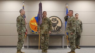 621 AMOS Change of Command ceremony