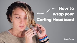 LIVE How to Wrap your RobeCurls Curling Headband with the inventor Emily Kenison