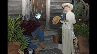Temperance Woman  and Moonshiner at 2019 Cary Ghost Walk