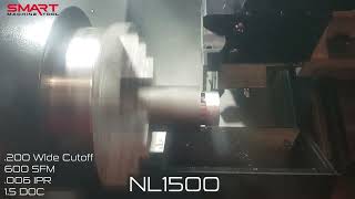 SMART Machine Tool NL1500 CNC Lathe Turning Demo
