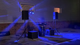 EV EKX 15p + EV EKX 18sp + Chauvet Gigbar 2 + XDJ-RX2 + Beamz s700-jb