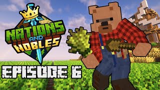 Nations and Nobles SMP | Vending Machines, Storage and Builds | EP Six |