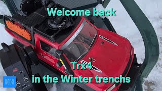 #traxxas trx4 winter trench footpath 
