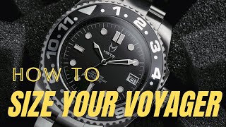 HOW TO SIZE  STAINLESS STEEL BAND WATCH