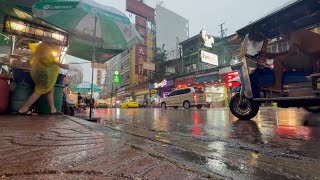 10 Hours of Pouring Rain in Bangkok: A City Transformed (No Ads)