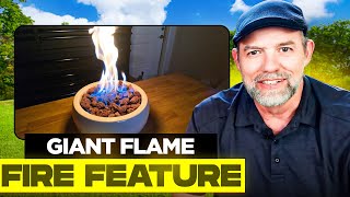 I 3D Printed a Concrete FIRE BOWL … and This Flame is HUGE! DIY (Step by Step)