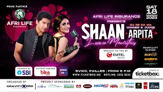 Ticketbox.mu | SHAAN Love in Mauritius | 18 March 2023 | Organised by GravityXero
