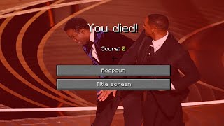 Will Smith SMACKS Chris Rock in Minecraft